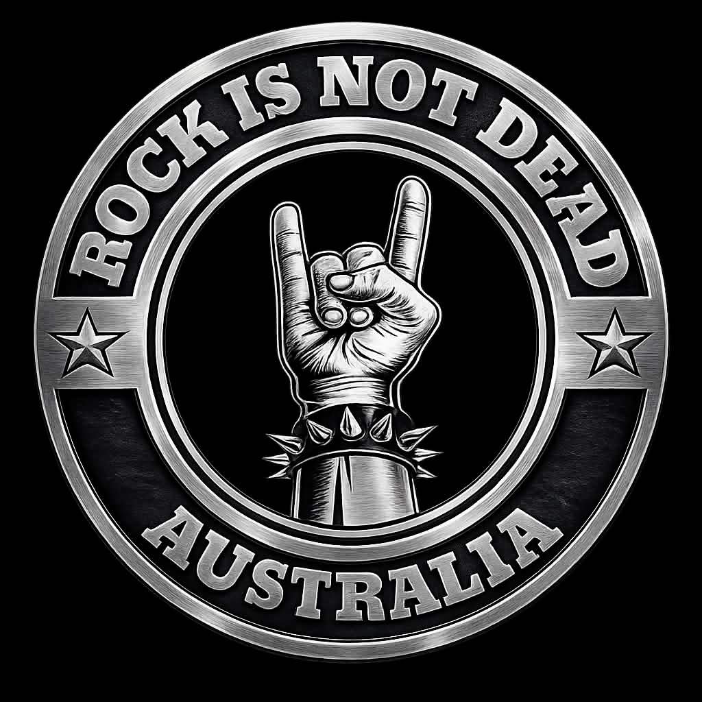 Rock Is Not Dead Australia - chrome